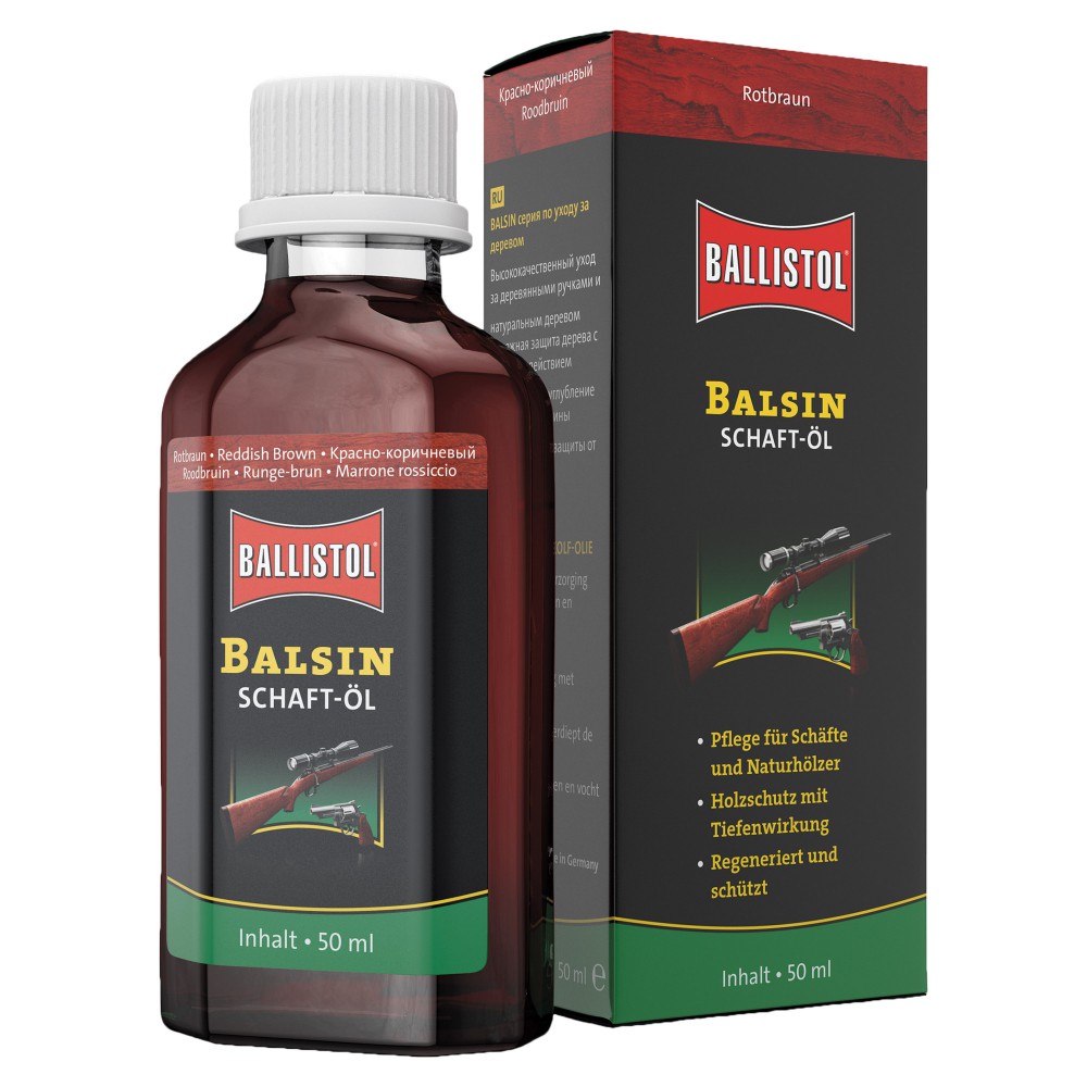Ballistol Balsin Aceite Culatas Madera Rojizo