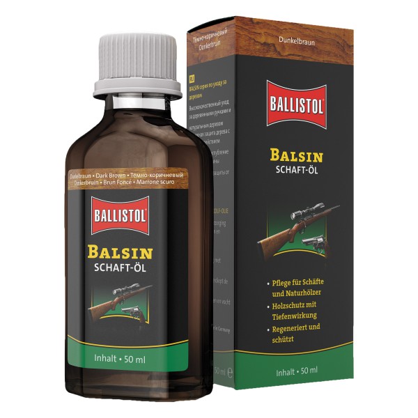 Ballistol Balsin Aceite Culatas Madera Café Oscuro