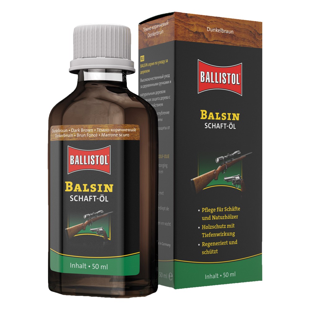 Ballistol Balsin Aceite Culatas Madera Café Oscuro