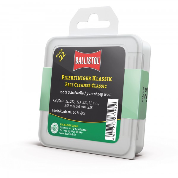 Ballistol Tapones Limpieza Fieltro Cal. 22