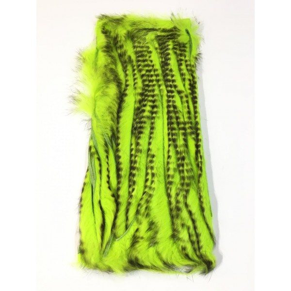Wapsi Thin Barred Rabbit, 1/2 Skin Zonked