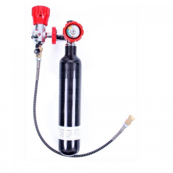 Botella aluminio para carga de rifle pcp