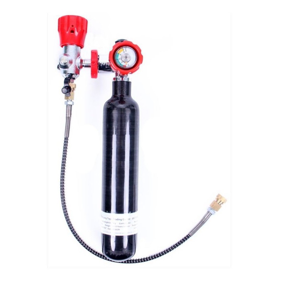 Botella aluminio para carga de rifle pcp