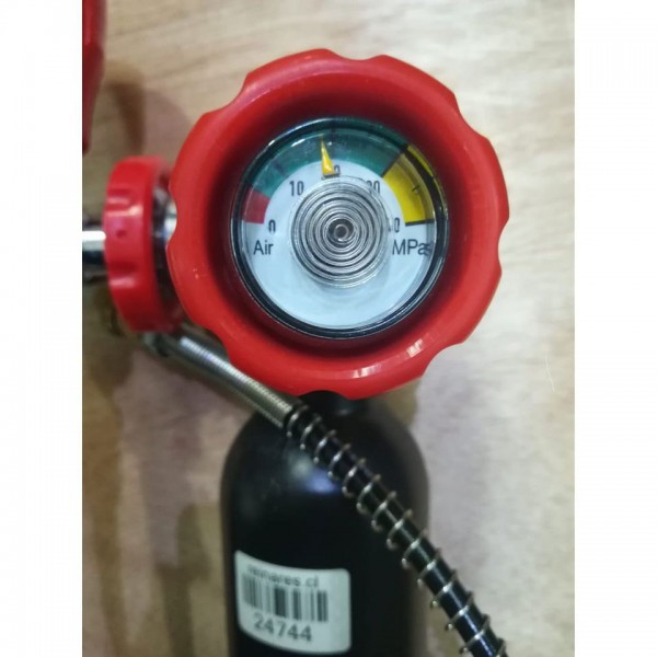 Botella aluminio para carga de rifle pcp