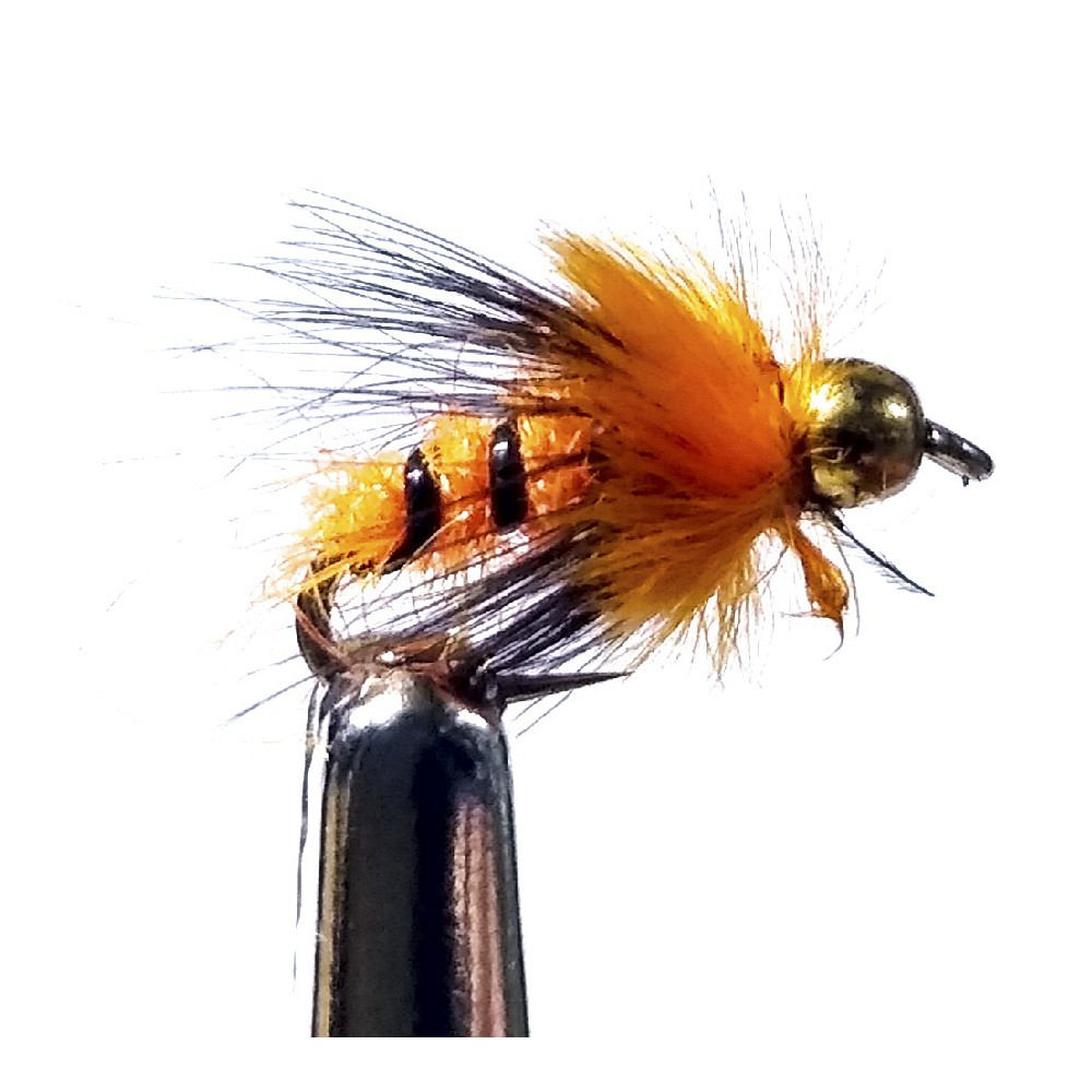 MOSCA FLYING CIRCUS CADDIS ORANGE HEAD (V31)