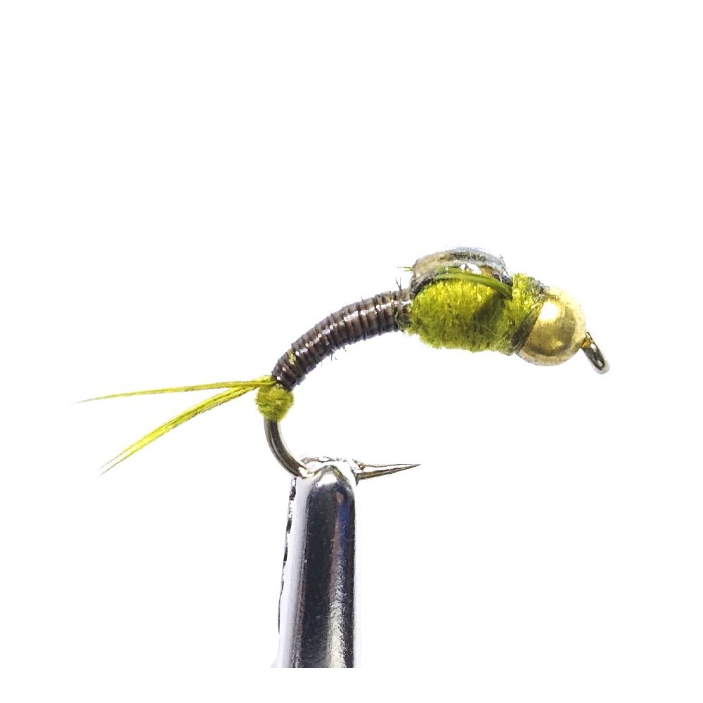 MOSCA BEAD HEAD MAYFLY BROWN OLIVE (A12)