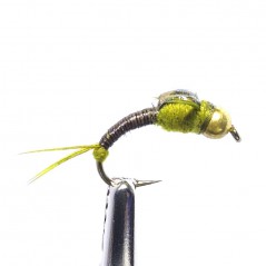 MOSCA BEAD HEAD MAYFLY BROWN OLIVE (A12)