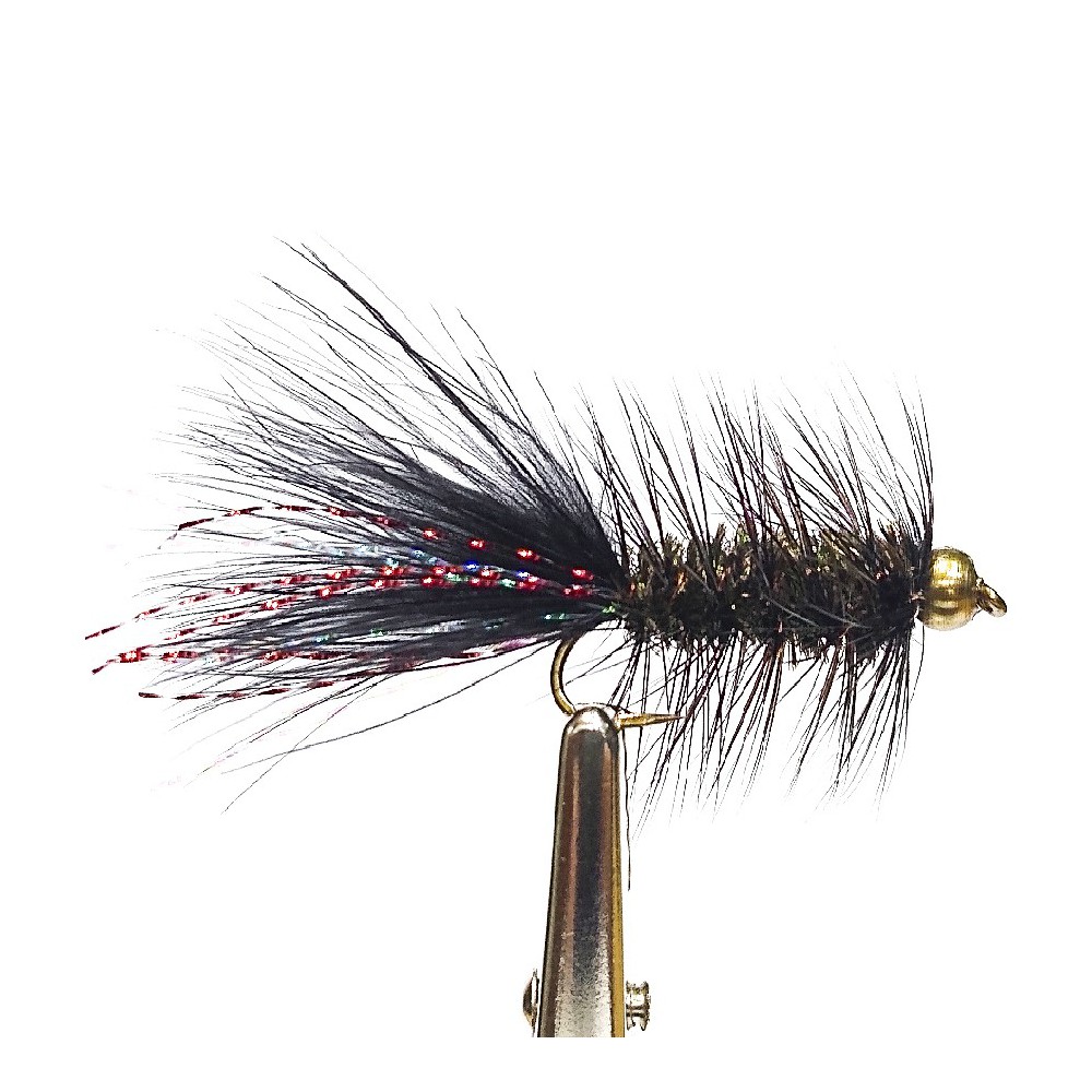 MOSCA WOOLLY BUGGER, PEA BLACK (S35)