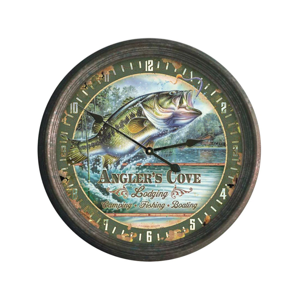 R.E RELOJ DE PARED PESCA