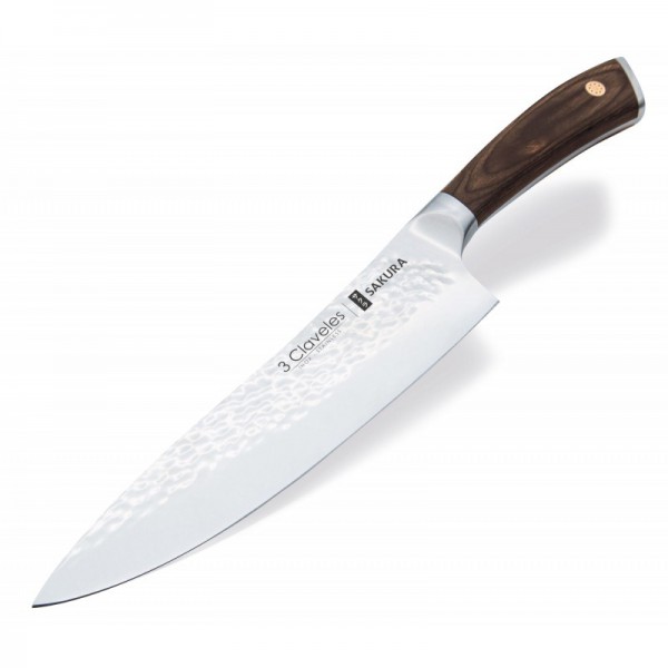 3 Claveles Cuchillo Cocinero Sakura 20cm
