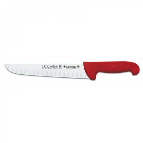 3 Claveles Cuchillo Carnicero Alveolado Proflex 20 cm