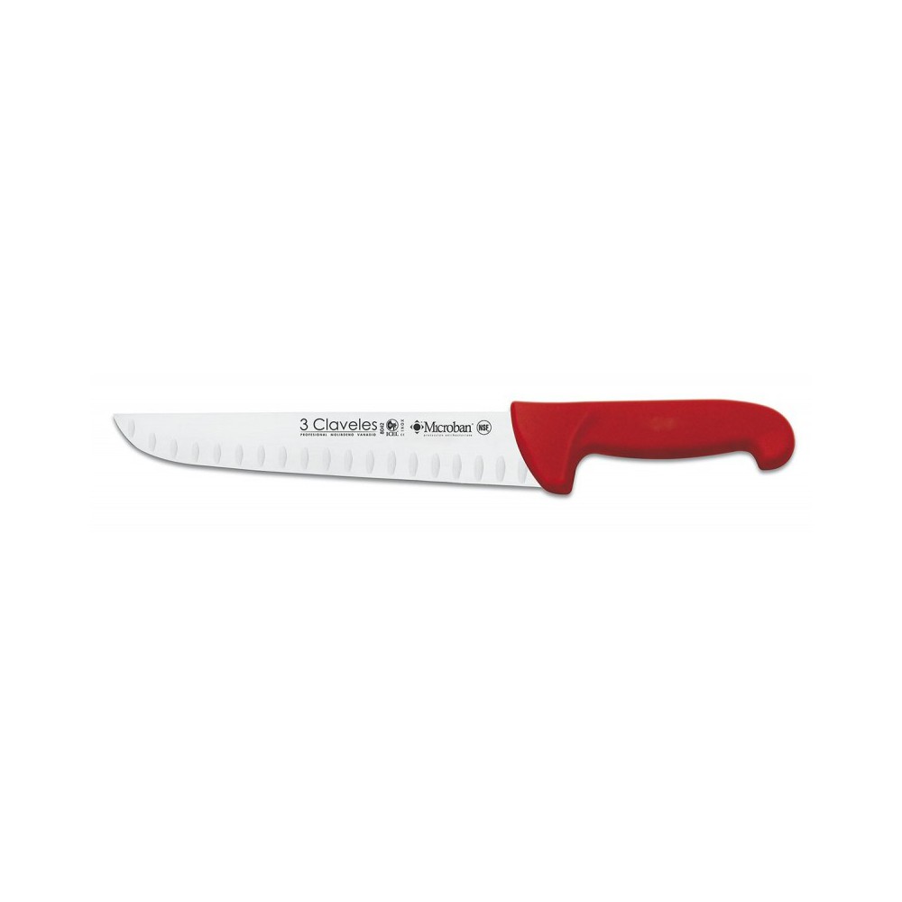 3 Claveles Cuchillo Carnicero Alveolado Proflex 20 cm