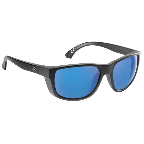 Lente Polarizado Duval Matte Black Smoke-Blue Mirror
