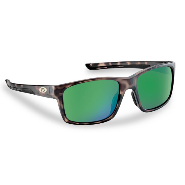 Lente Polarizado Freeline Matte Tortoise Amber-Green Mirror
