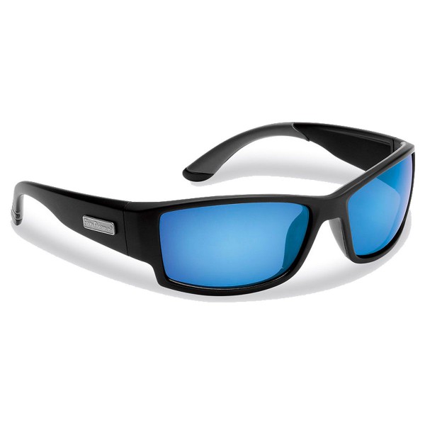 Lente Polarizado Razor Matte Black Smoke-Blue Mirror