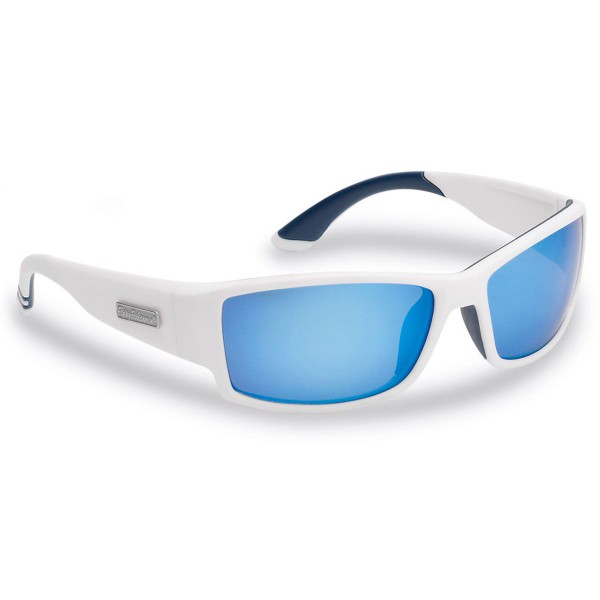 Lente Polarizado Razor Matte White Smoke-Blue Mirror