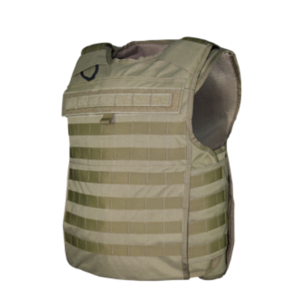 Chaleco Close Protection Tan NIJ III-A .44 Mag
