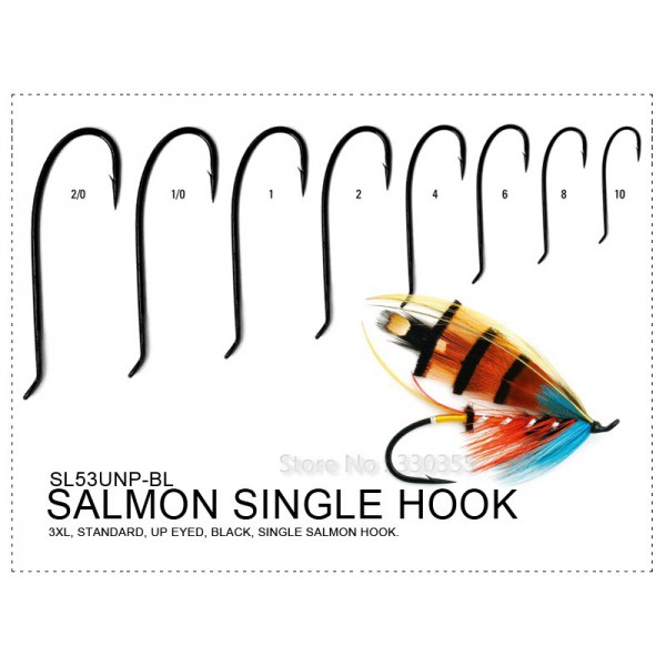 Wapsi Mustad Anzuelo Salmon  9-SL53UNP-BL