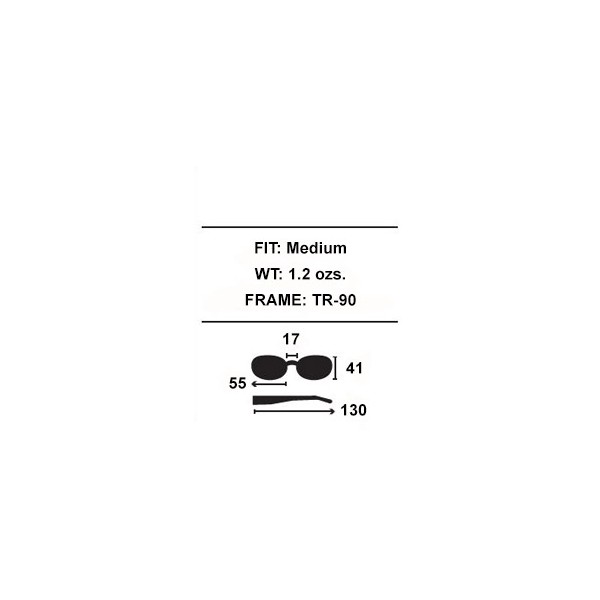 Lente Polarizado Offline Matte Bl