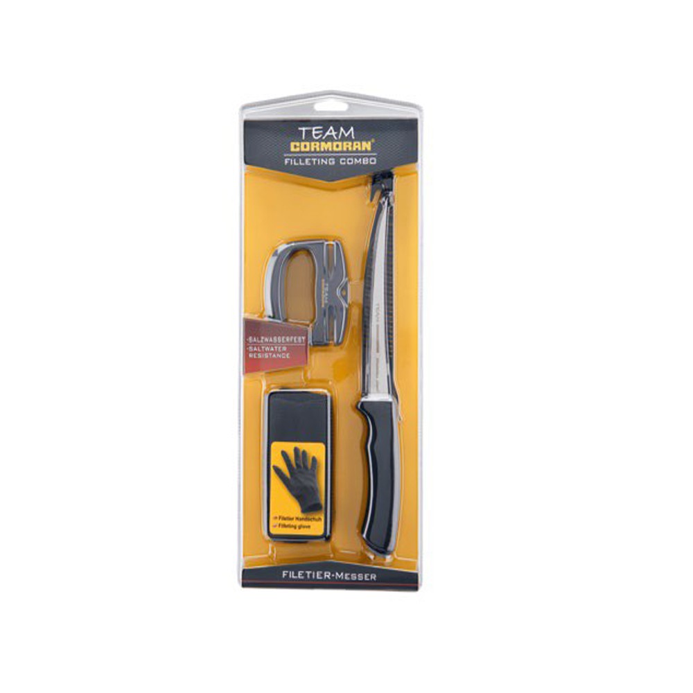 Cormoran Cuchillo Filetero + Afilador