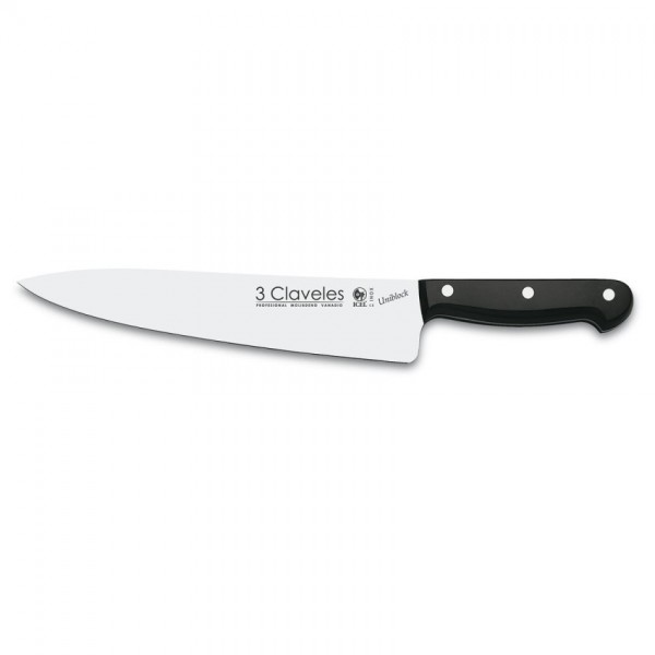 3 Claveles  Cuchillo Uniblock 25 cms.