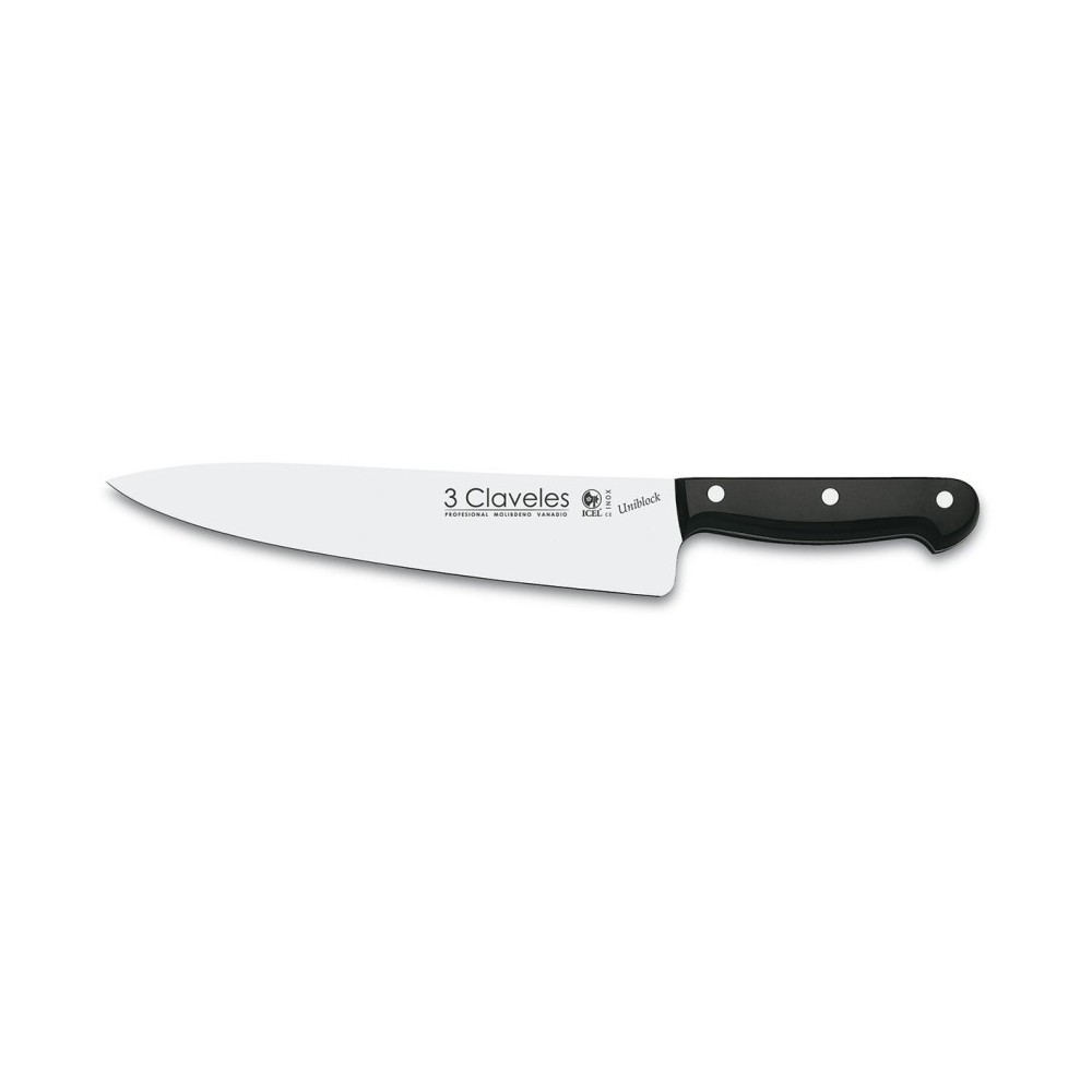 3 Claveles  Cuchillo Uniblock 25 cms.