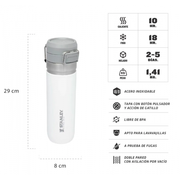 Stanley Botella Go Flip 1 Lt.