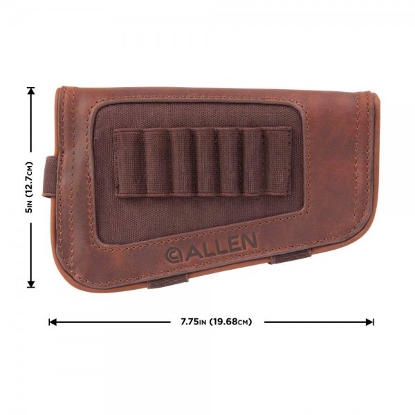 Allen Leather Buttstock Cartridge Carrier