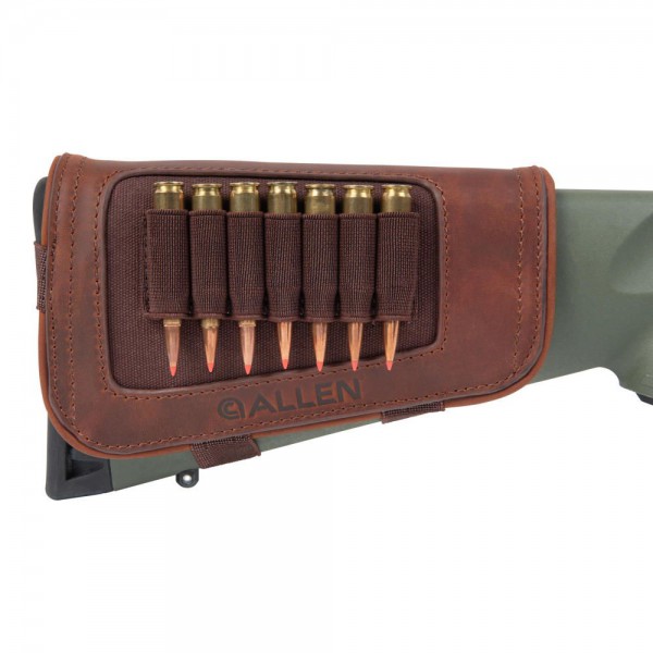 Allen Leather Buttstock Cartridge Carrier