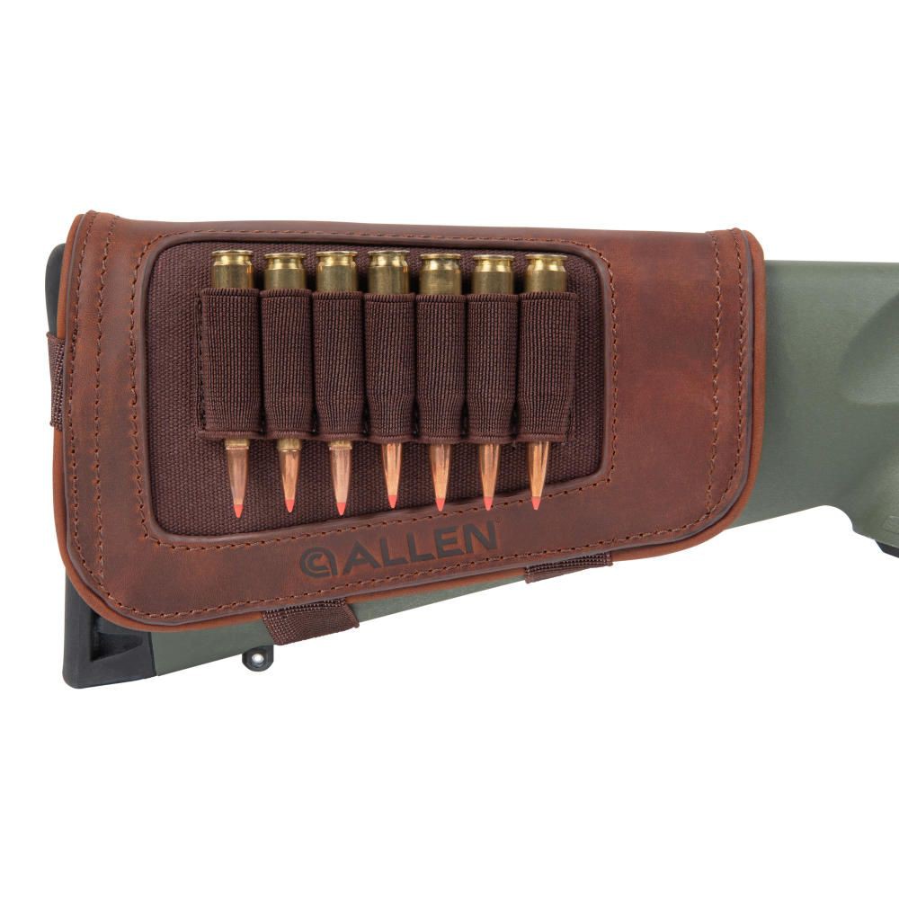 Allen Leather Buttstock Cartridge Carrier