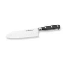 3 Claveles Cuchillo Santoku Alveolado Forgé 17 cms.